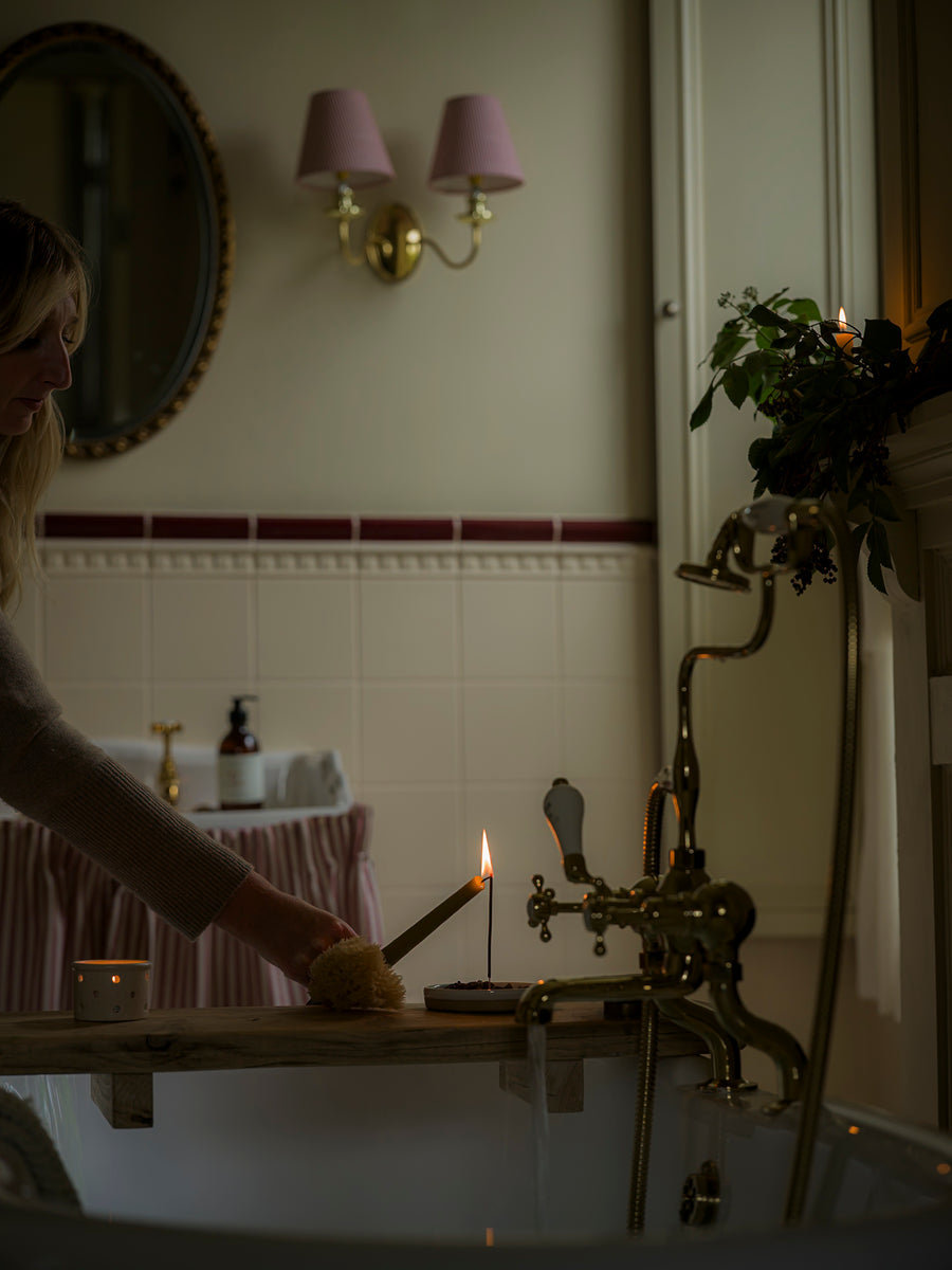 Ceramic Incense Holder with Nag Champa Sticks