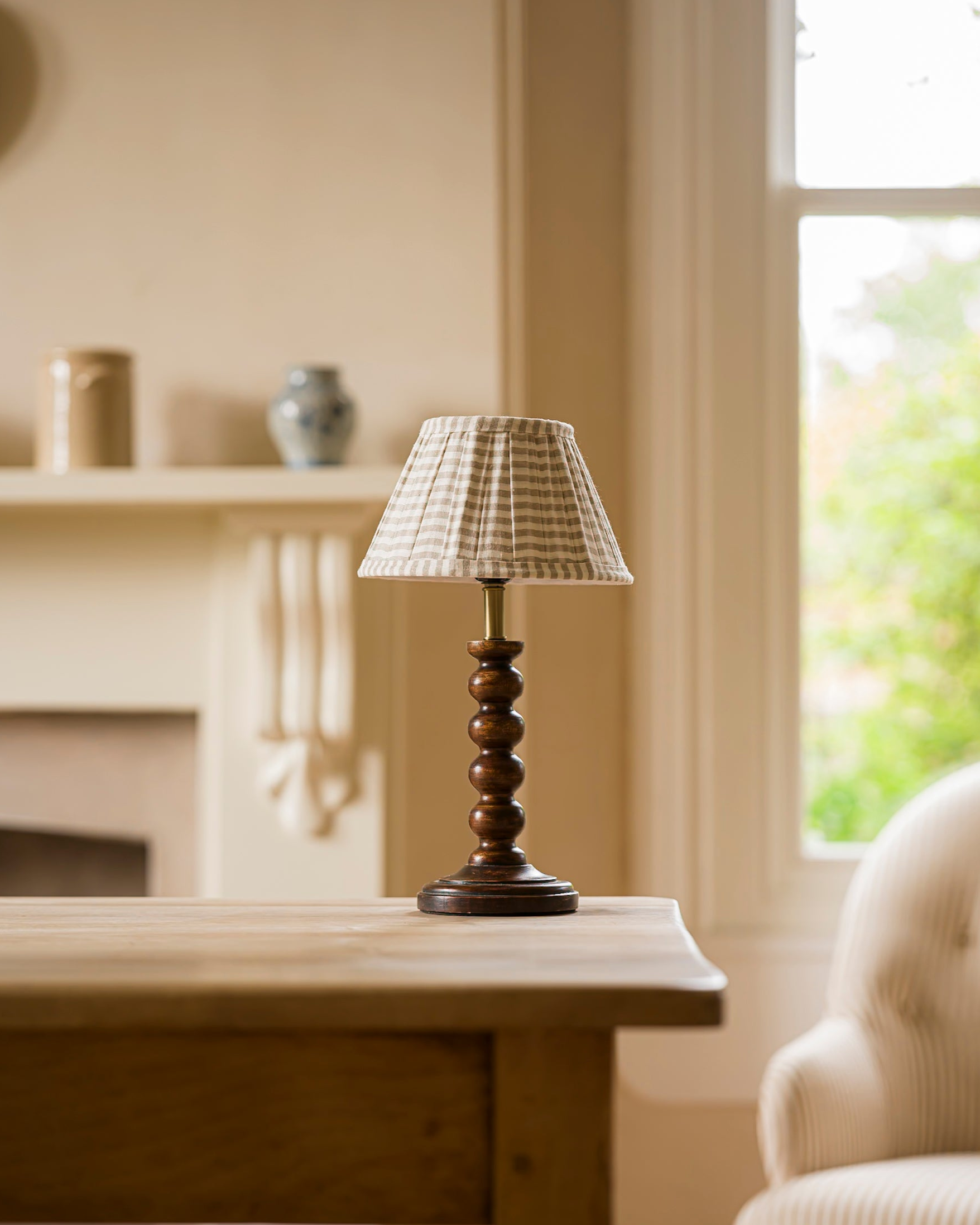 The Bobbin Table Lamp | Walnut