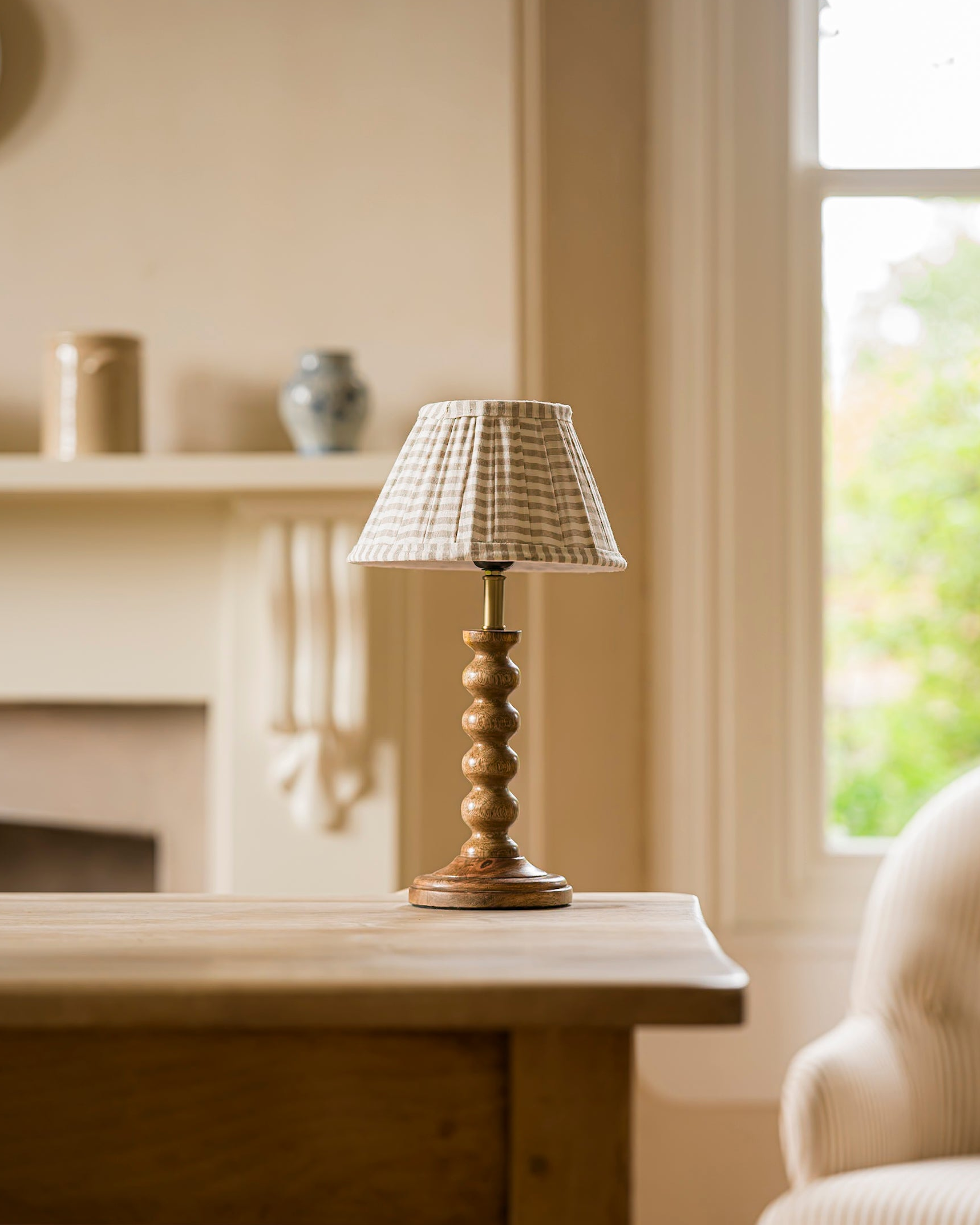The Bobbin Table Lamp | Natural