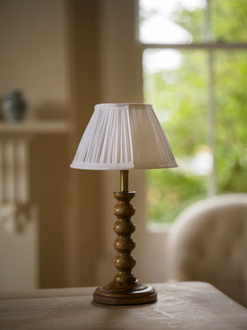 White Pleated Shade