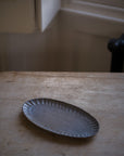 The Studio Thumbprint Oval Platter
