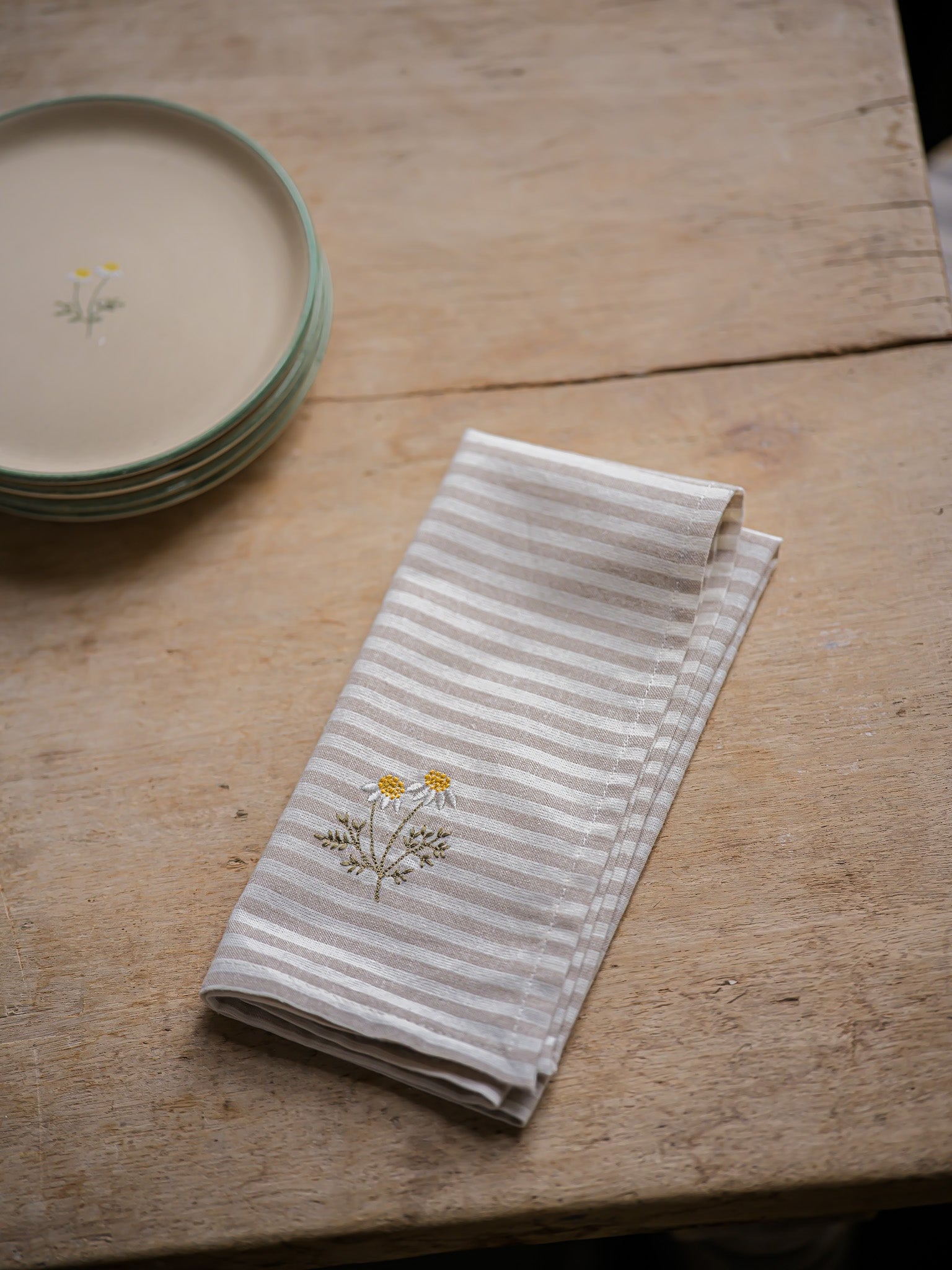 The Kitchen Garden Chamomile Napkin | Set of 4