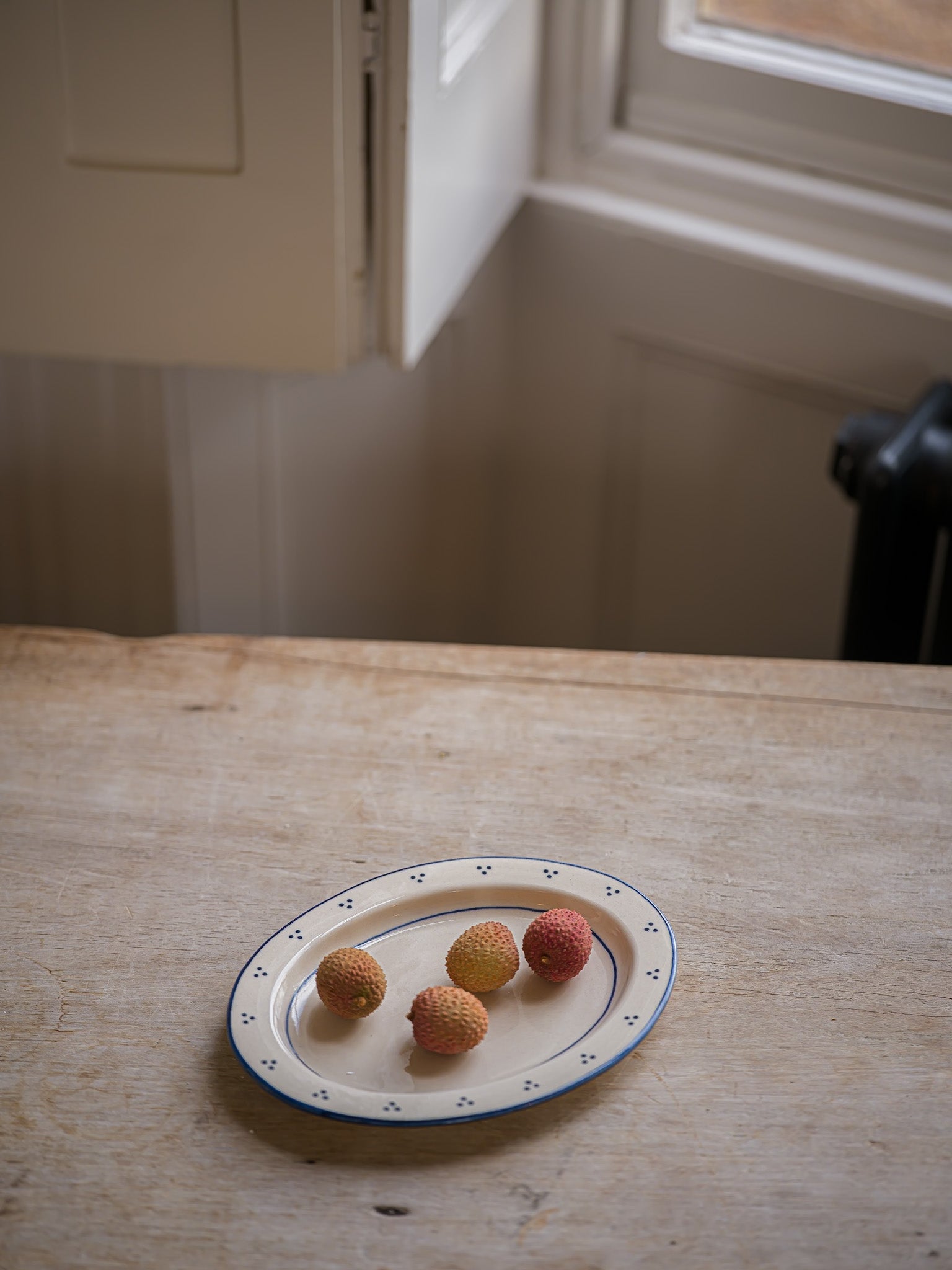 The Breakfast Collection |  Small Oval Platter | Blue