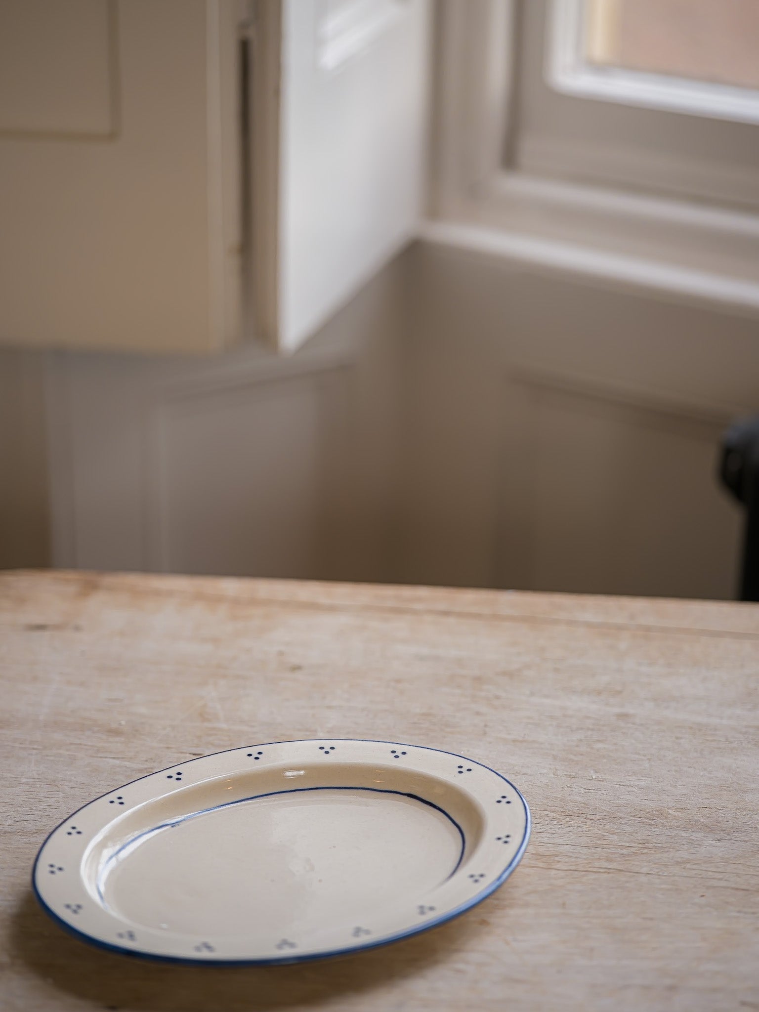 The Breakfast Collection |  Small Oval Platter | Blue