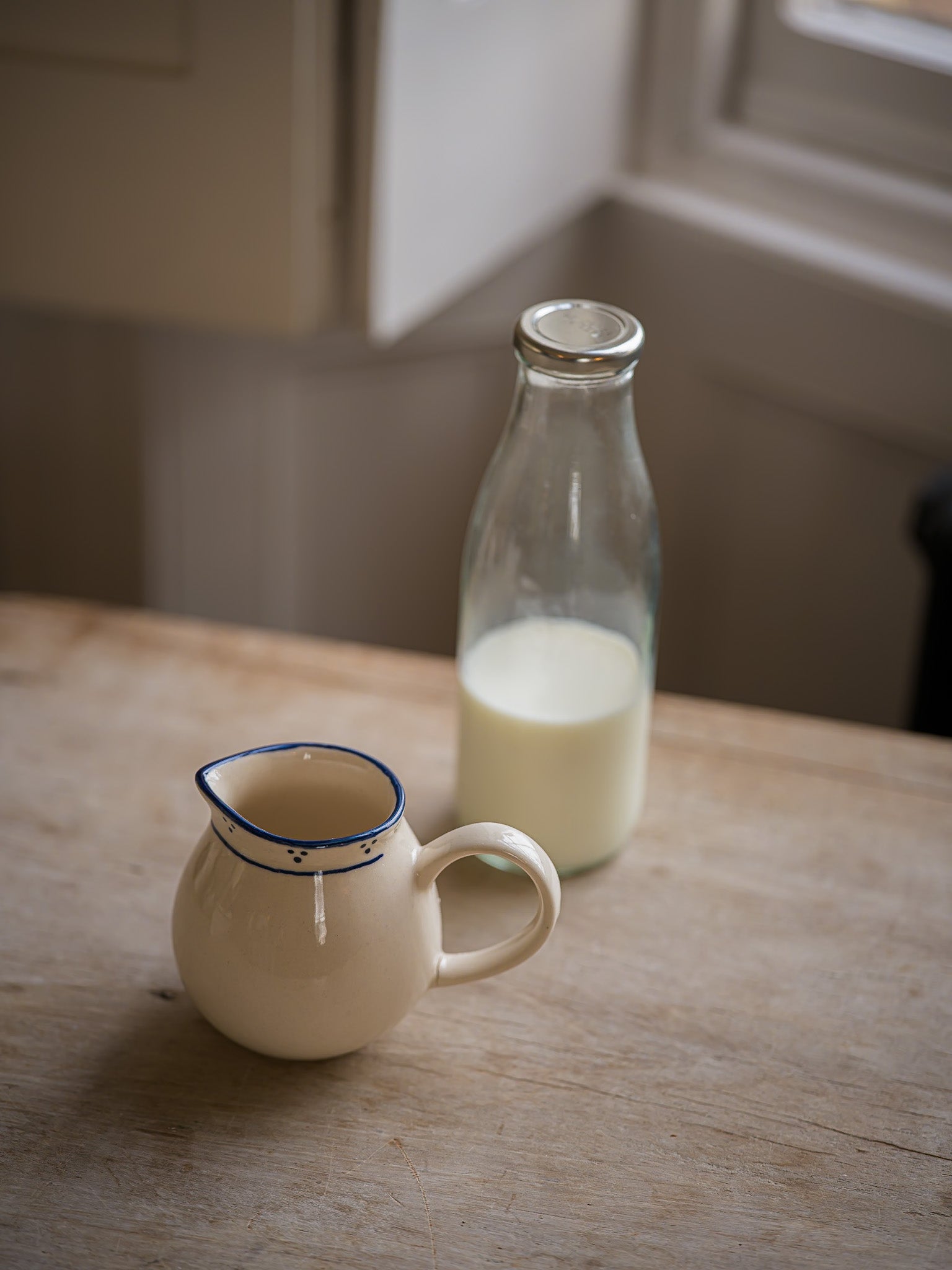 The Breakfast Collection | Milk Jug | Blue