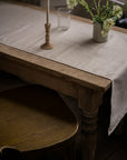 Hemstich Table Runner | Natural