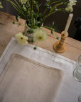 Hemstich Table Runner | White