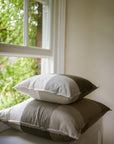 Herb Giant Check Cushion, 60x60 Green