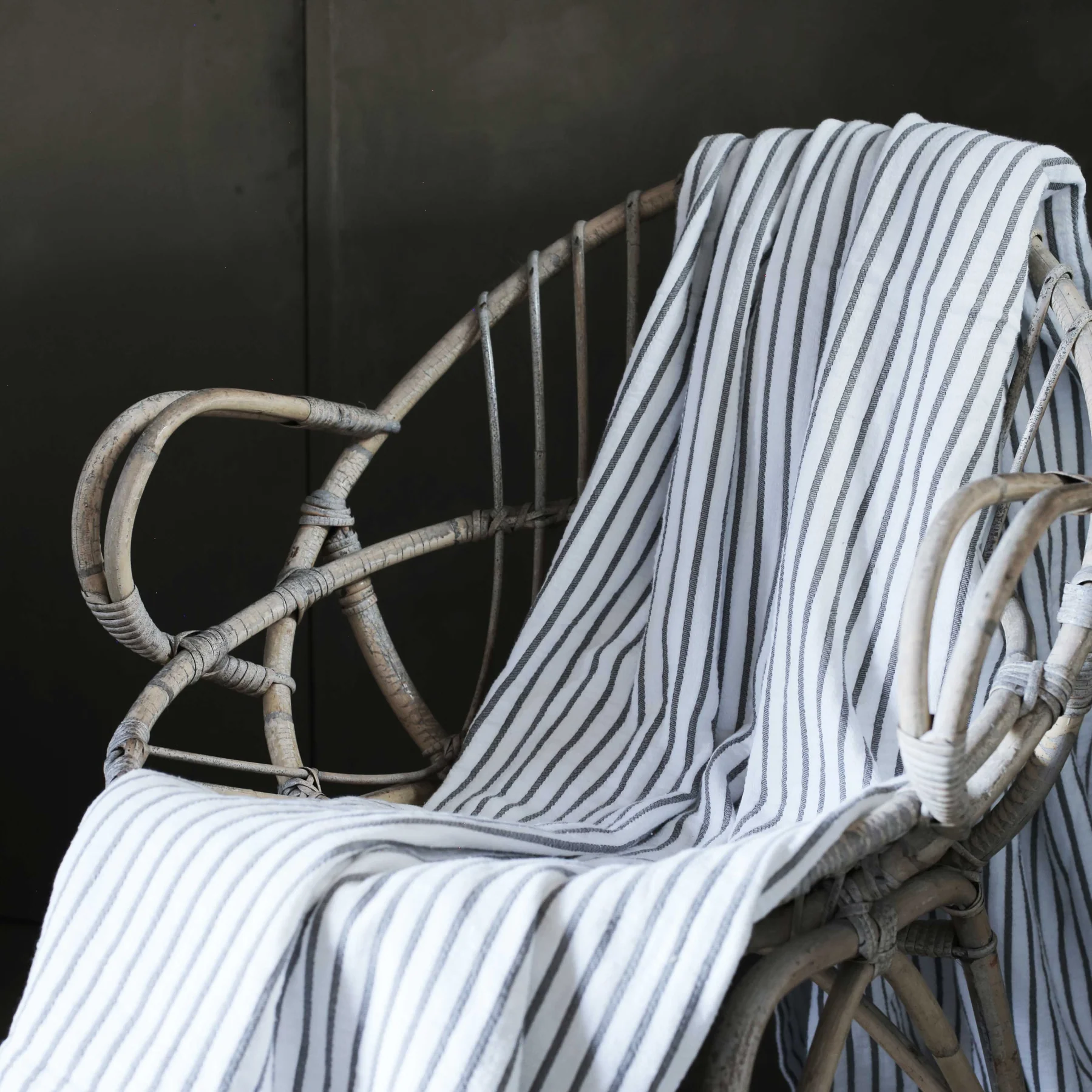 Hikari Striped Throw