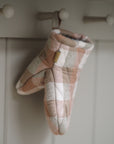 Double Check Half Oven Glove Salmon Pink