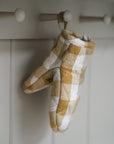 Double Check Half Oven Glove Yellow Sunset