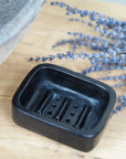 Black Terracotta Soap Dish