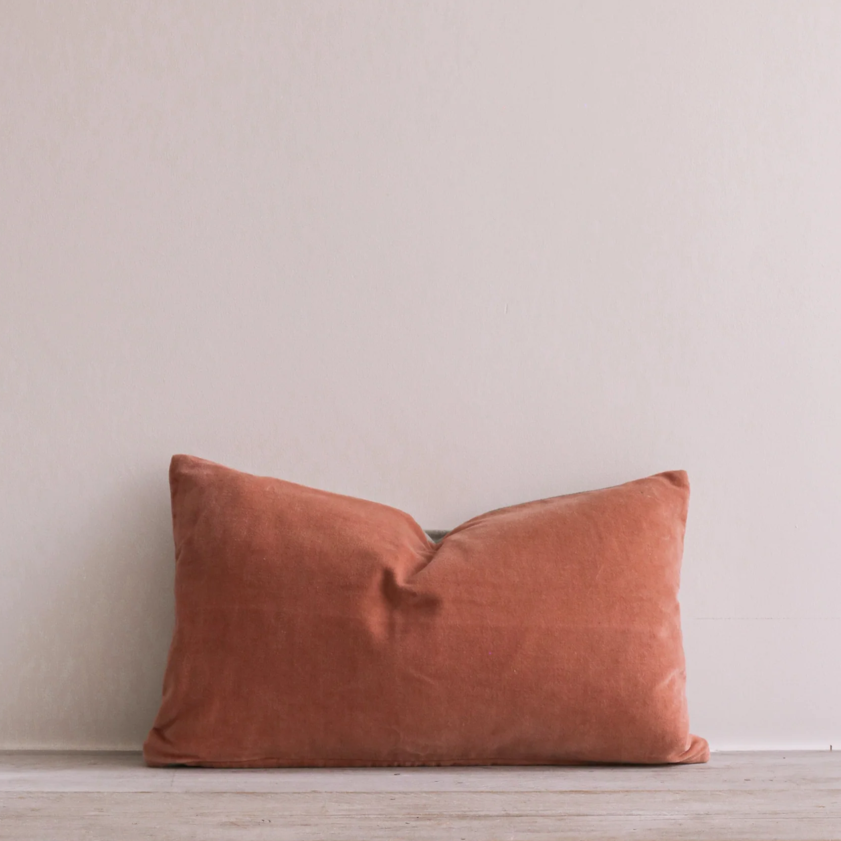 Misi Velvet Cushion | Coral