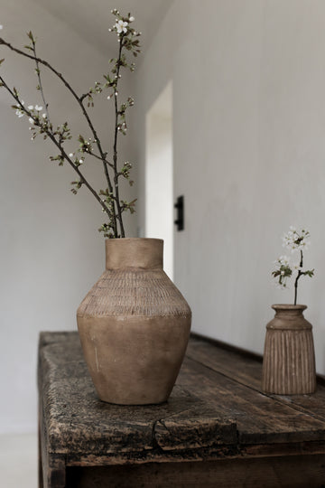 Kemi Terracotta Vase - Antique