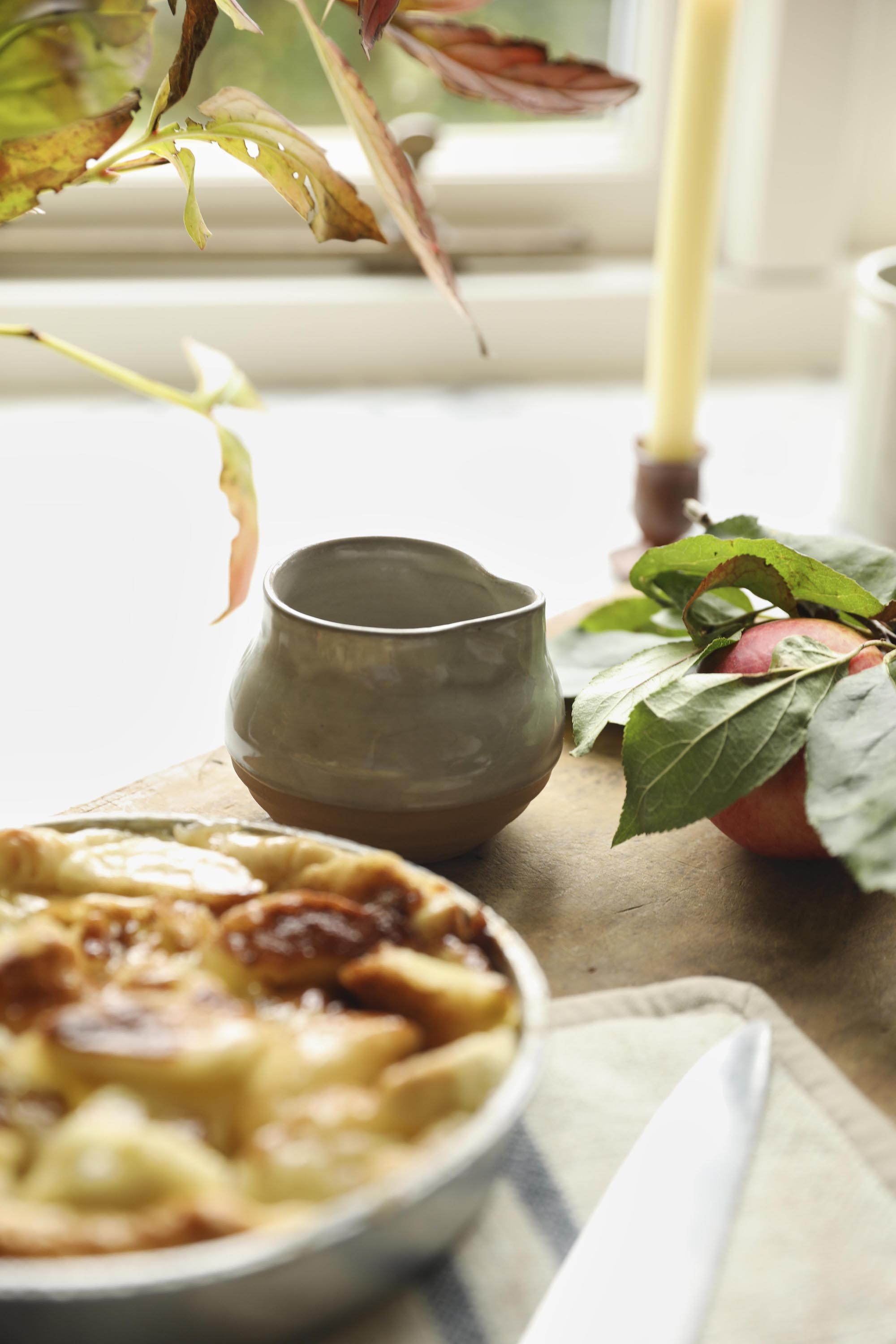 Stoneware Rounded Jug | Milk White