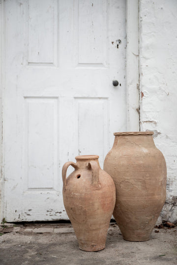 Antique Terracotta Olive Pots