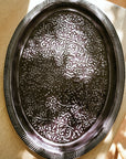 Oval Enamel Platter - Slate