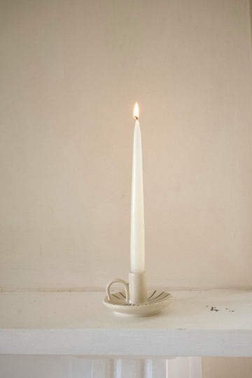 Wee Willy Winkee Candle Holder | Forest Pinstripe