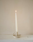 Wee Willy Winkee Candle Holder | Pebble pinstripe