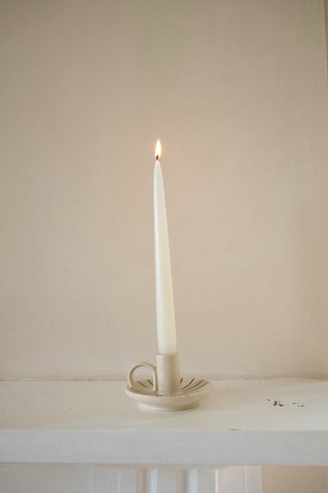 Wee Willy Winkee Candle Holder | Pebble pinstripe