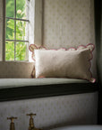 Scallop Cushion | Pomegranate