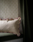 Scallop Cushion | Pomegranate