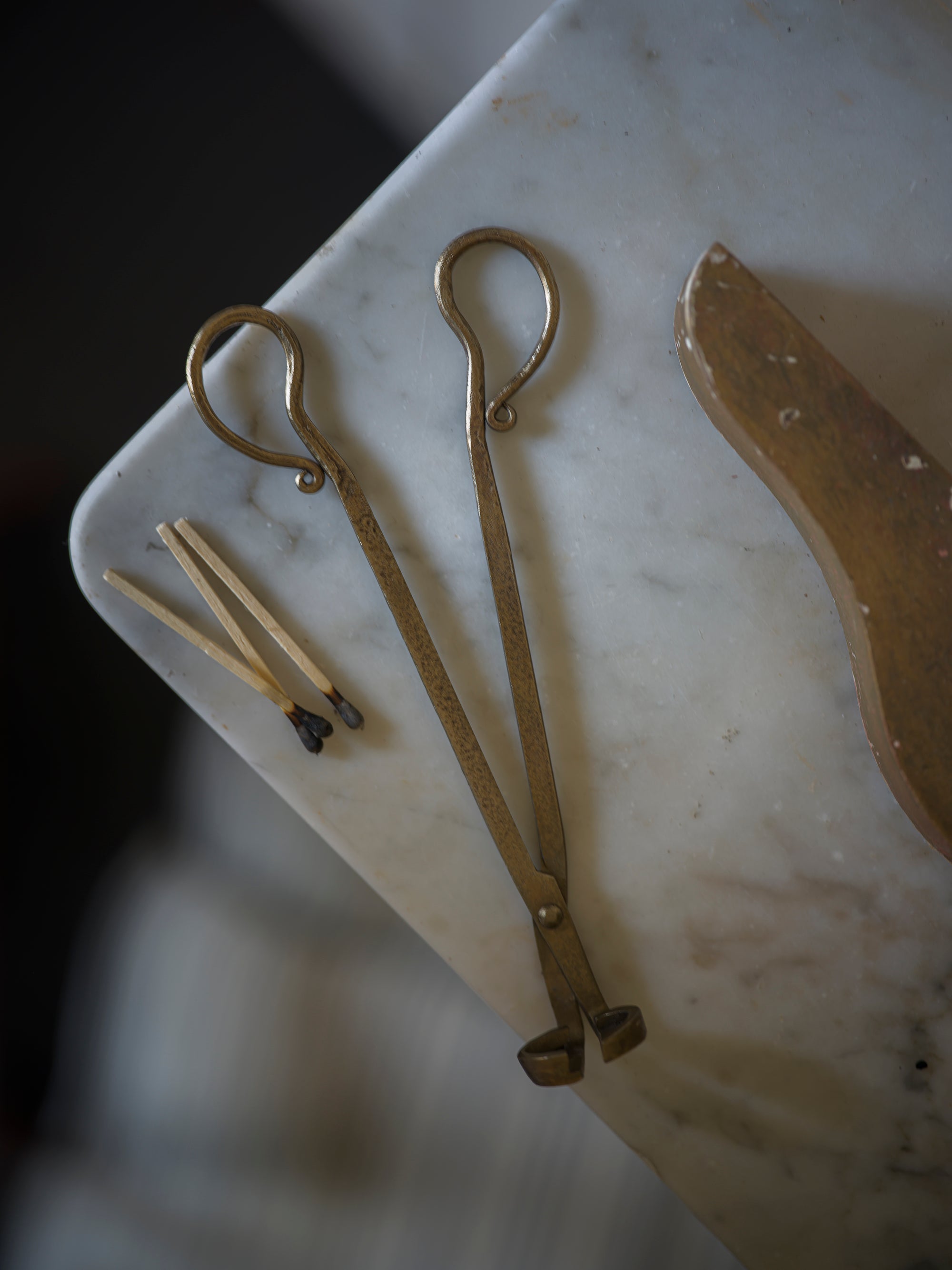 Antique Brass Wick Snips