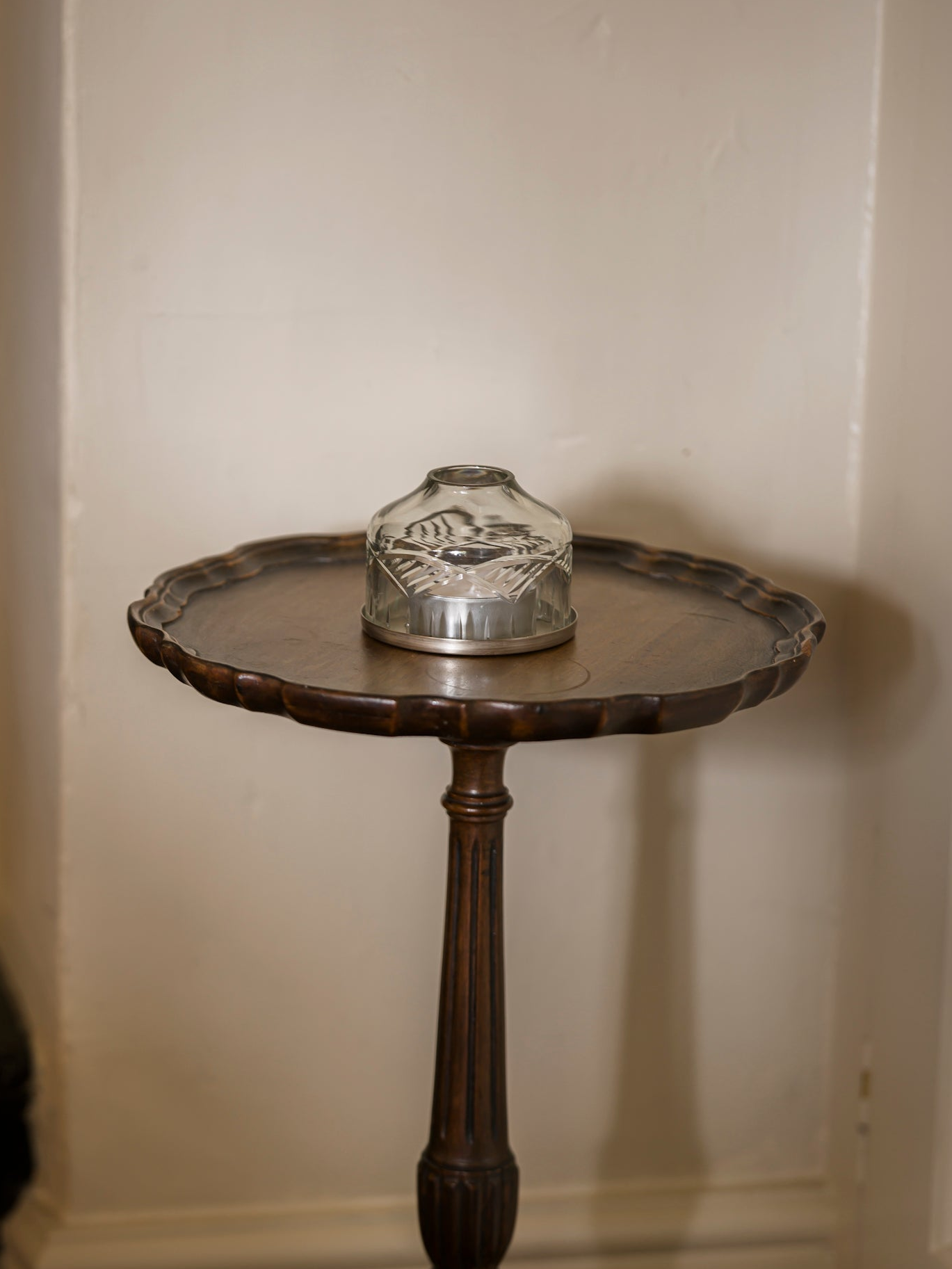 Handblown Candle Dome | Small, Scalloped