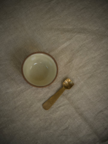 Squared Small Brass Spoon