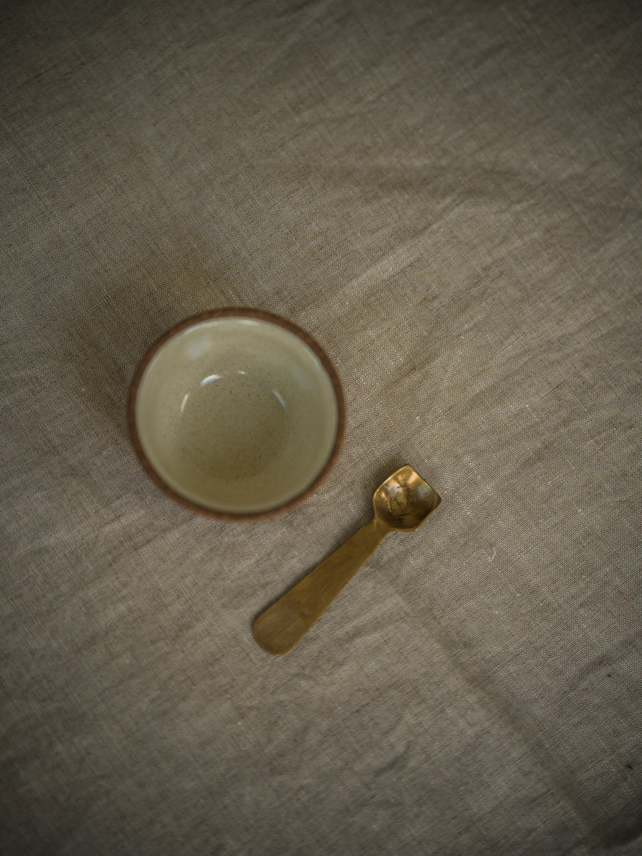 Squared Small Brass Spoon