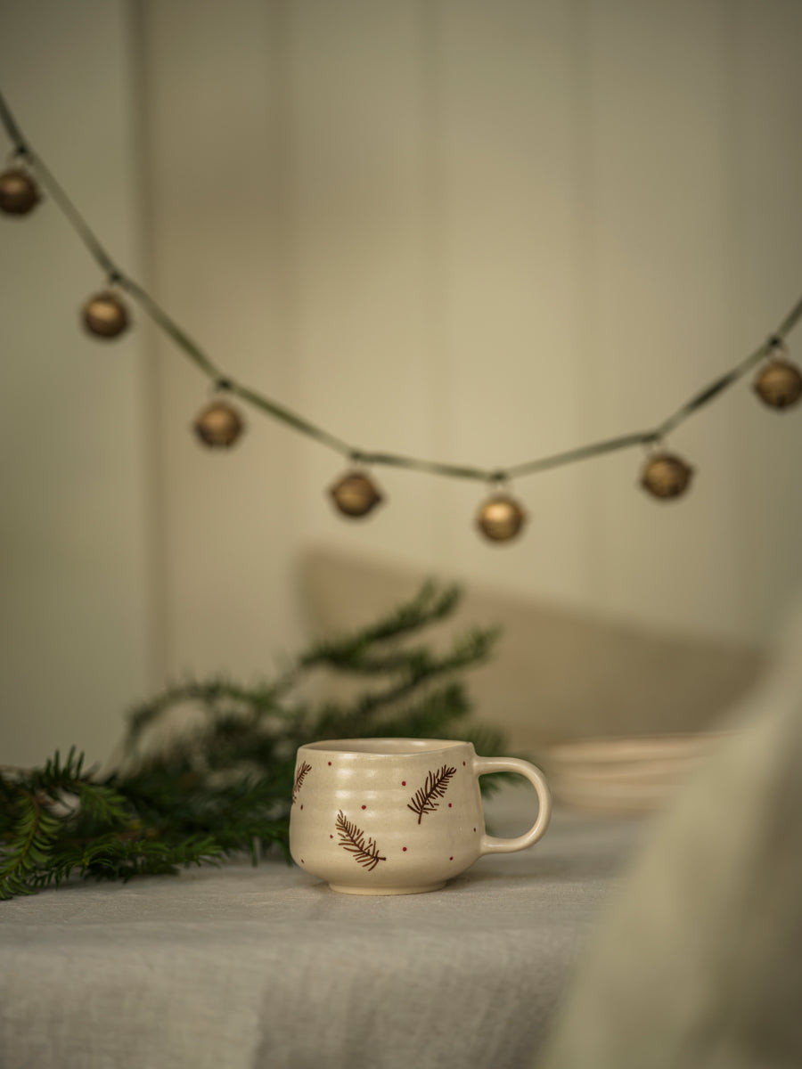 Hand Painted Pine Mug