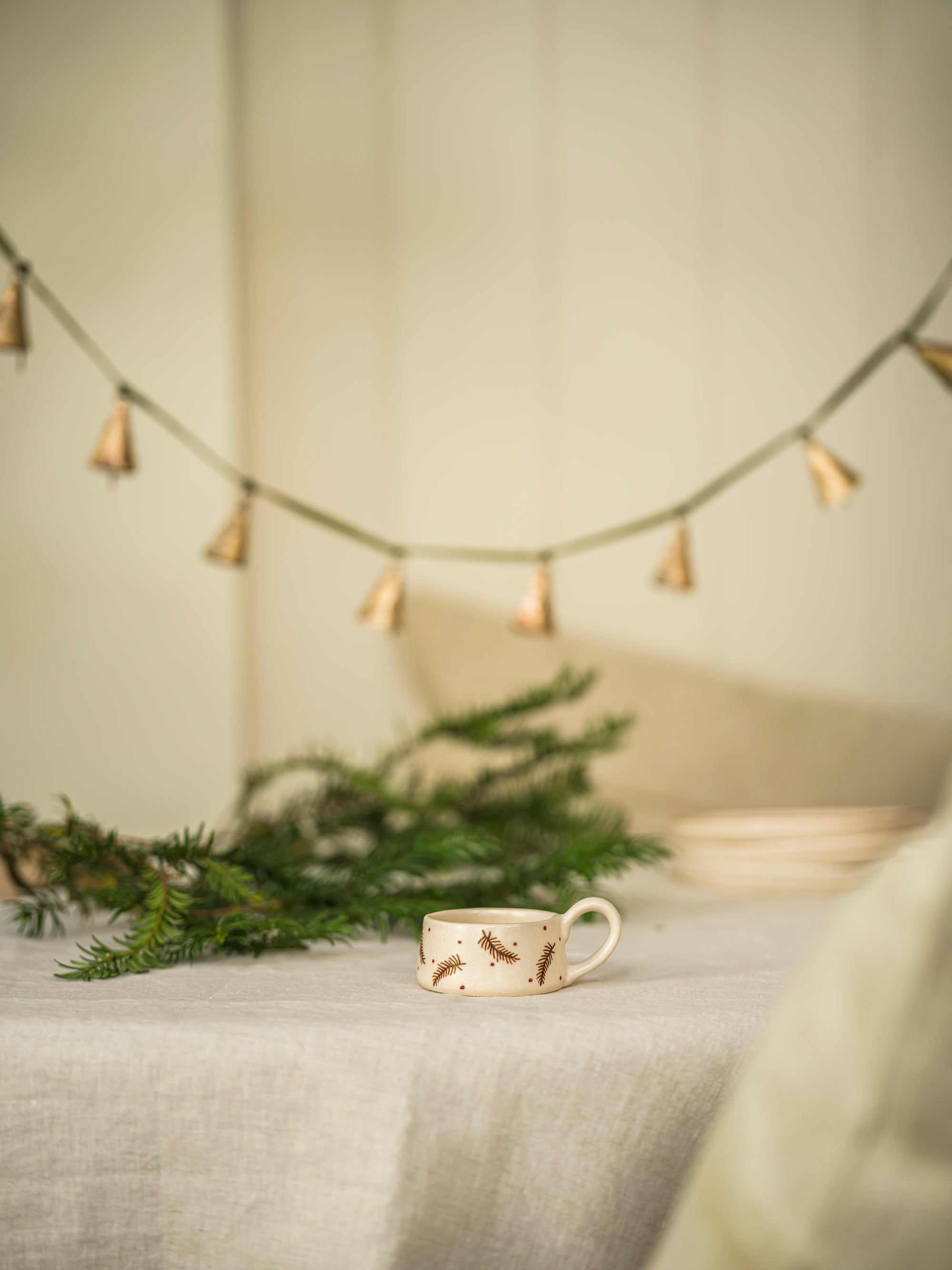 Hand Painted Pine Tea Light Holder