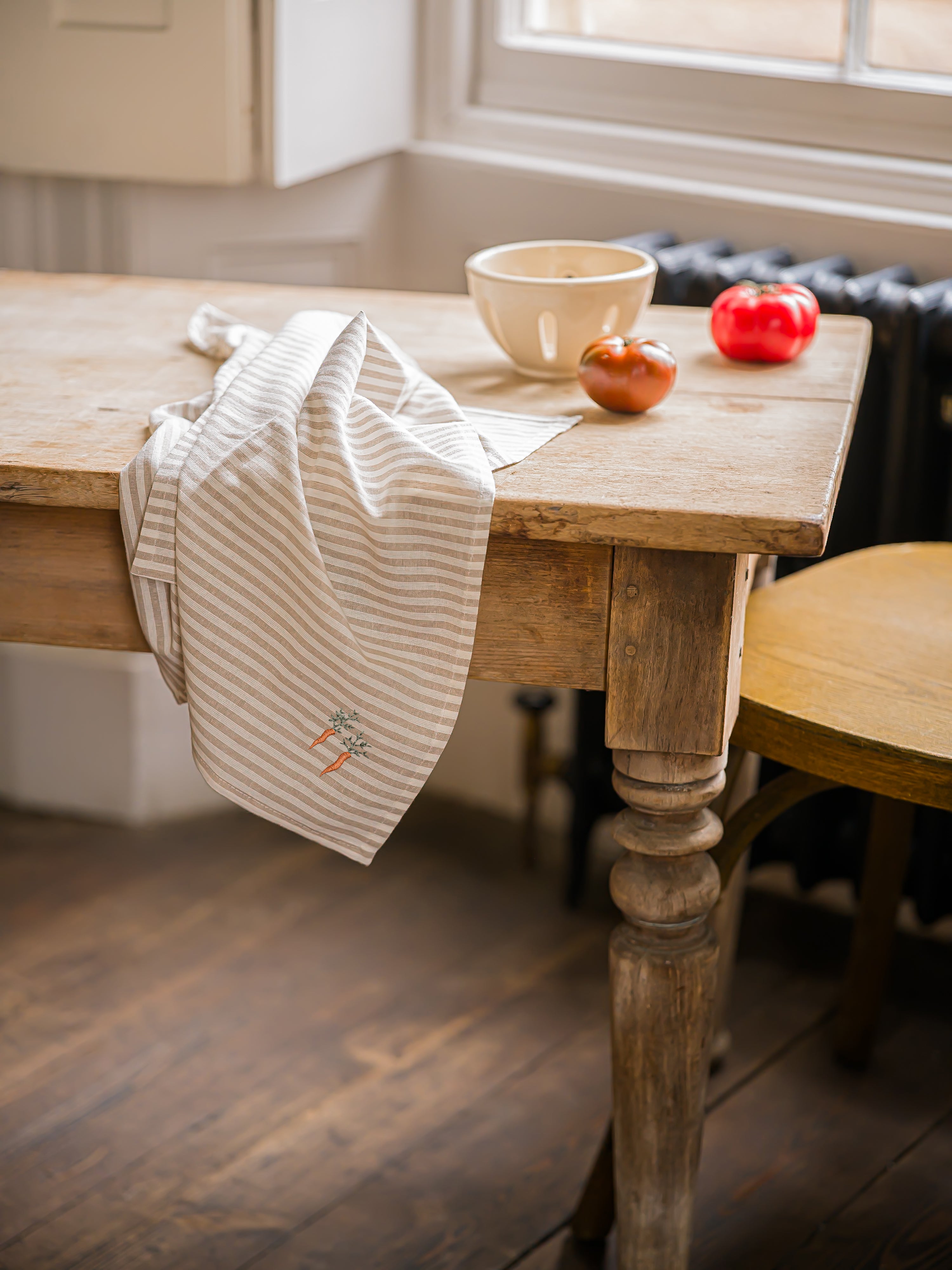 The Kitchen Garden Carrot Tea Towel