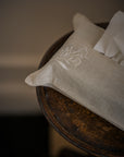 Linen Embroidered Tissue Box Cover