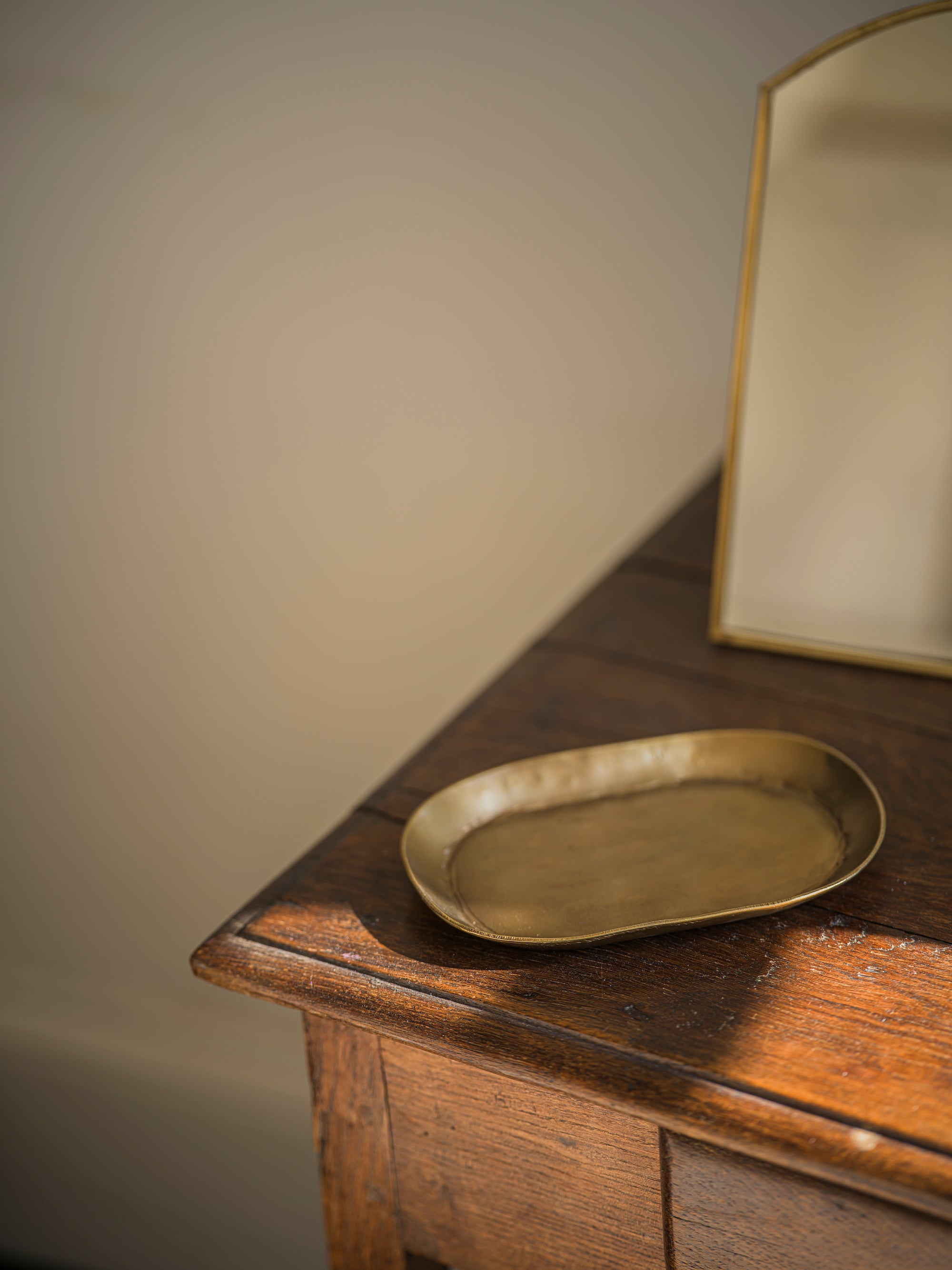 Antique Brass Finish Trays