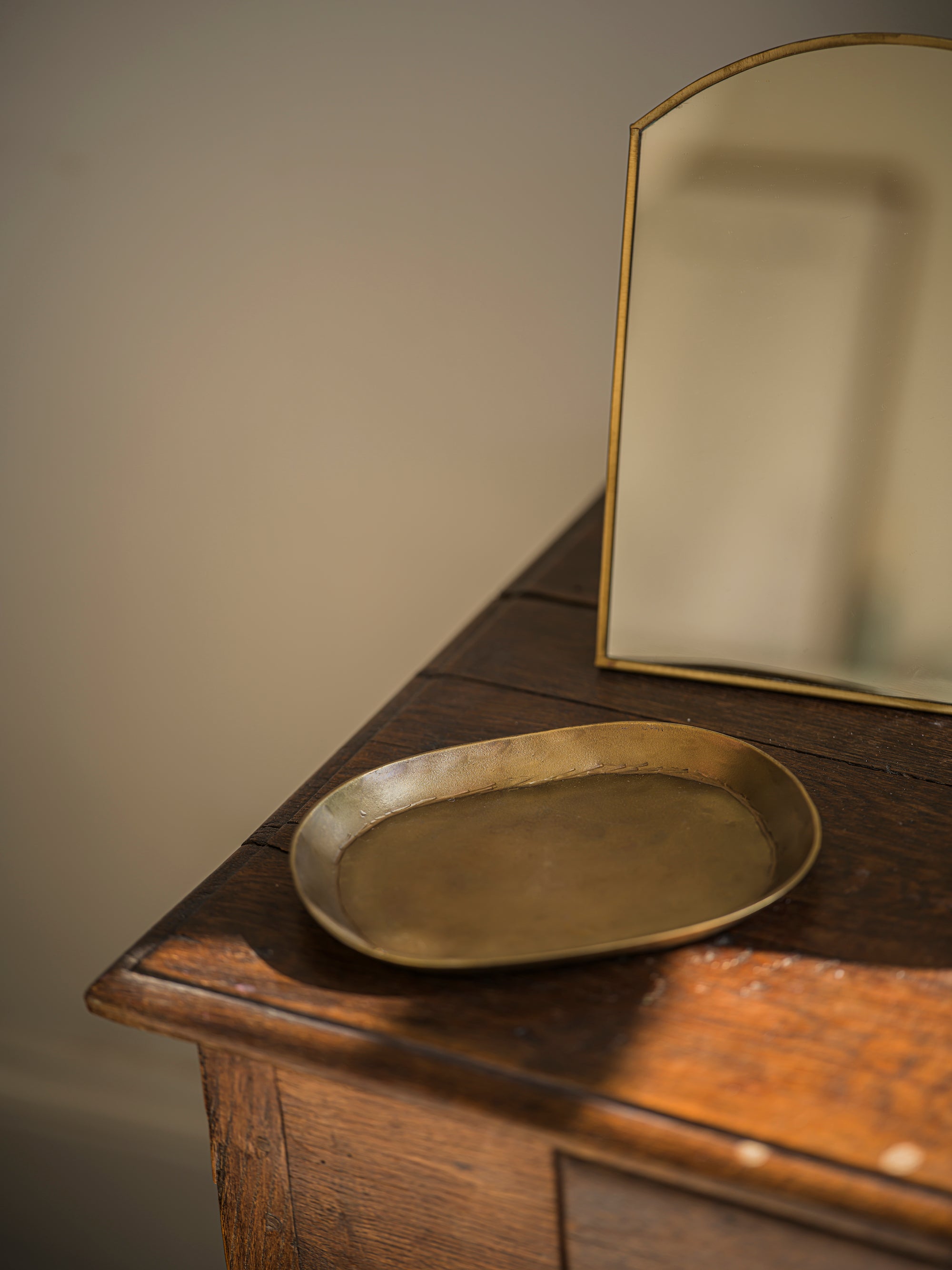 Antique Brass Finish Trays