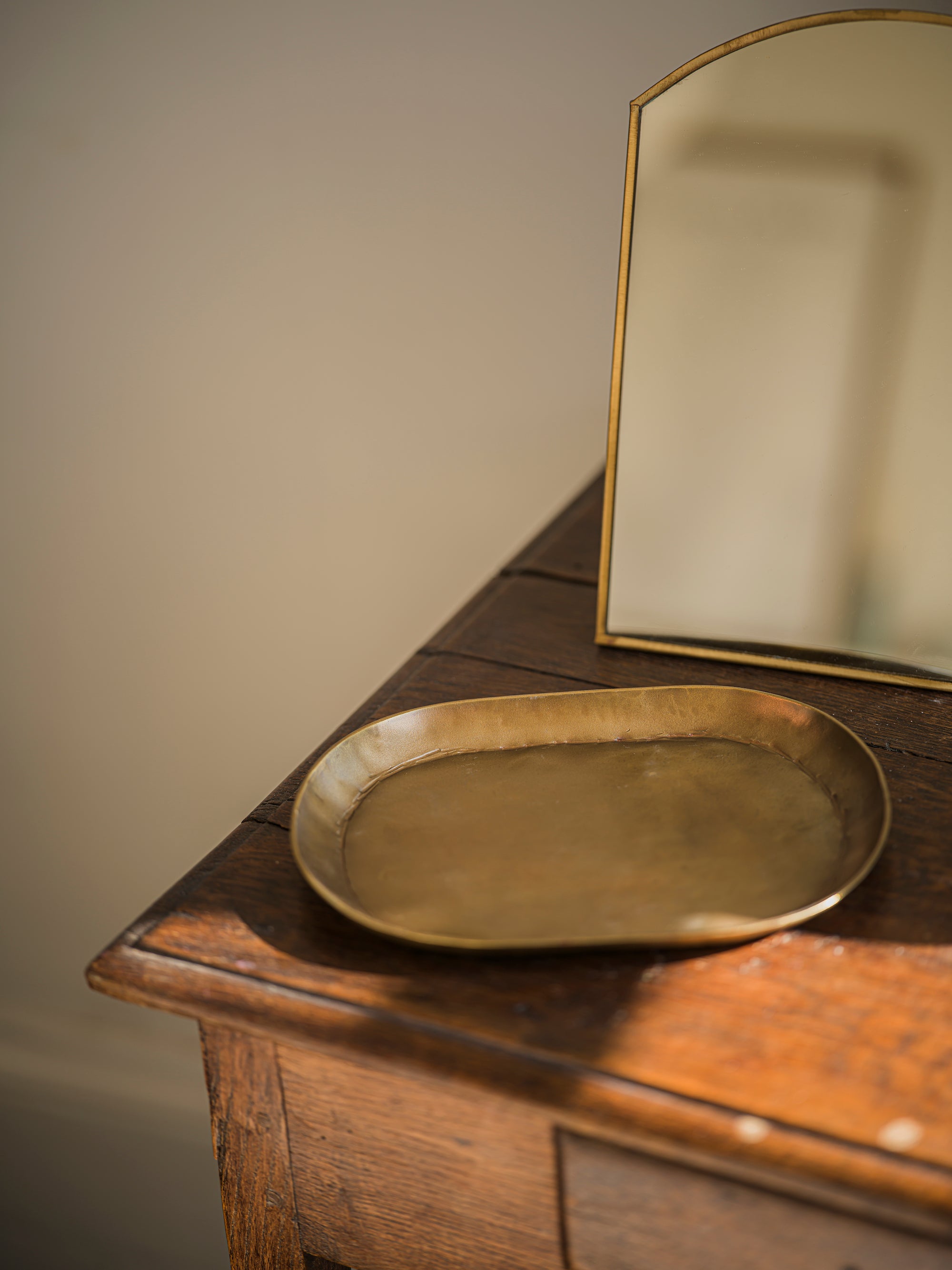 Antique Brass Finish Trays