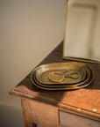 Antique Brass Finish Trays