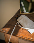 Linen Embroidered Glasses Case