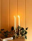 Small candle holder with a set of candles