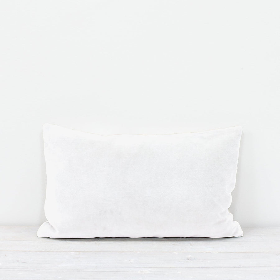 Misi Velvet Cushion | Chalk