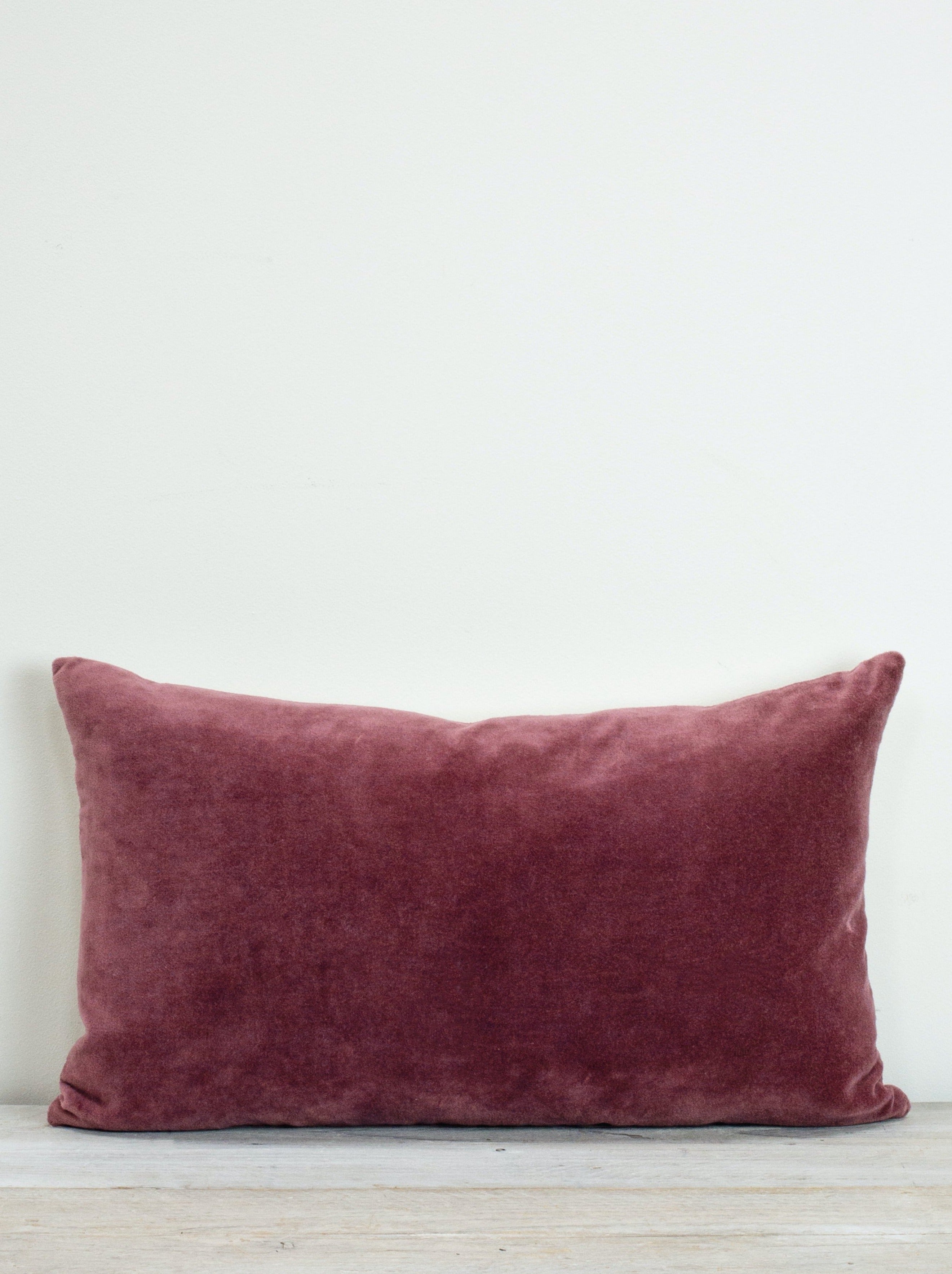 Misi Velvet Cushion | Pomegranate