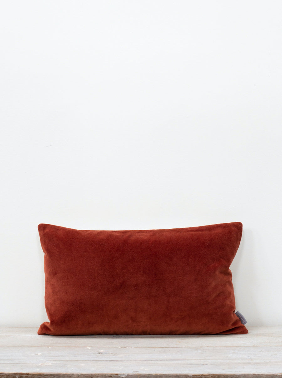 Misi Velvet Cushion | Rust