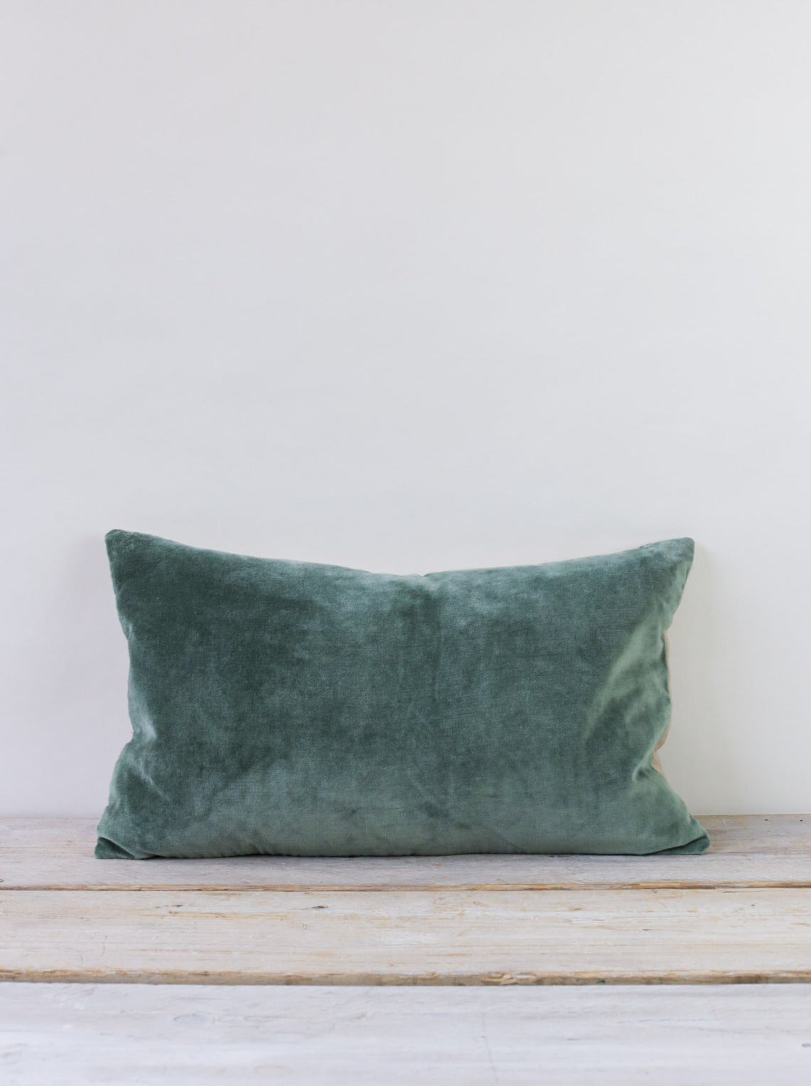 Misi Velvet Cushion | Sea Green