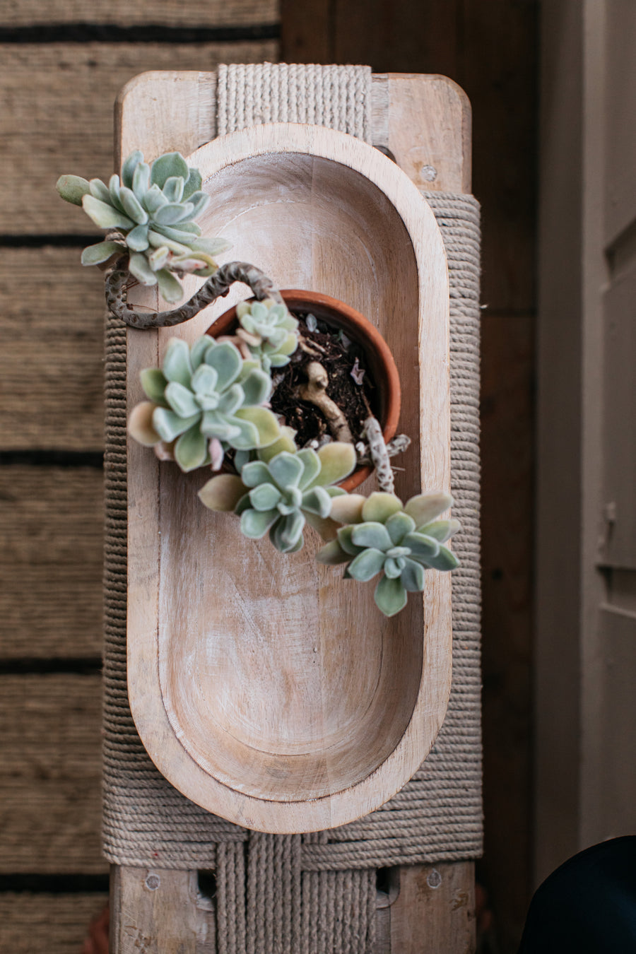 Mo Mango Wood Serving Bowl Mini