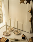 Scalloped Ceramic Candle Cup