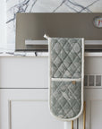 Lemon Marmalade Double Oven Glove Sage