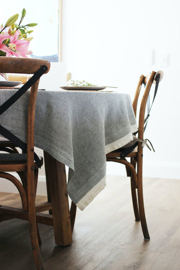 Herringbone Tablecloth | Burnt Olive