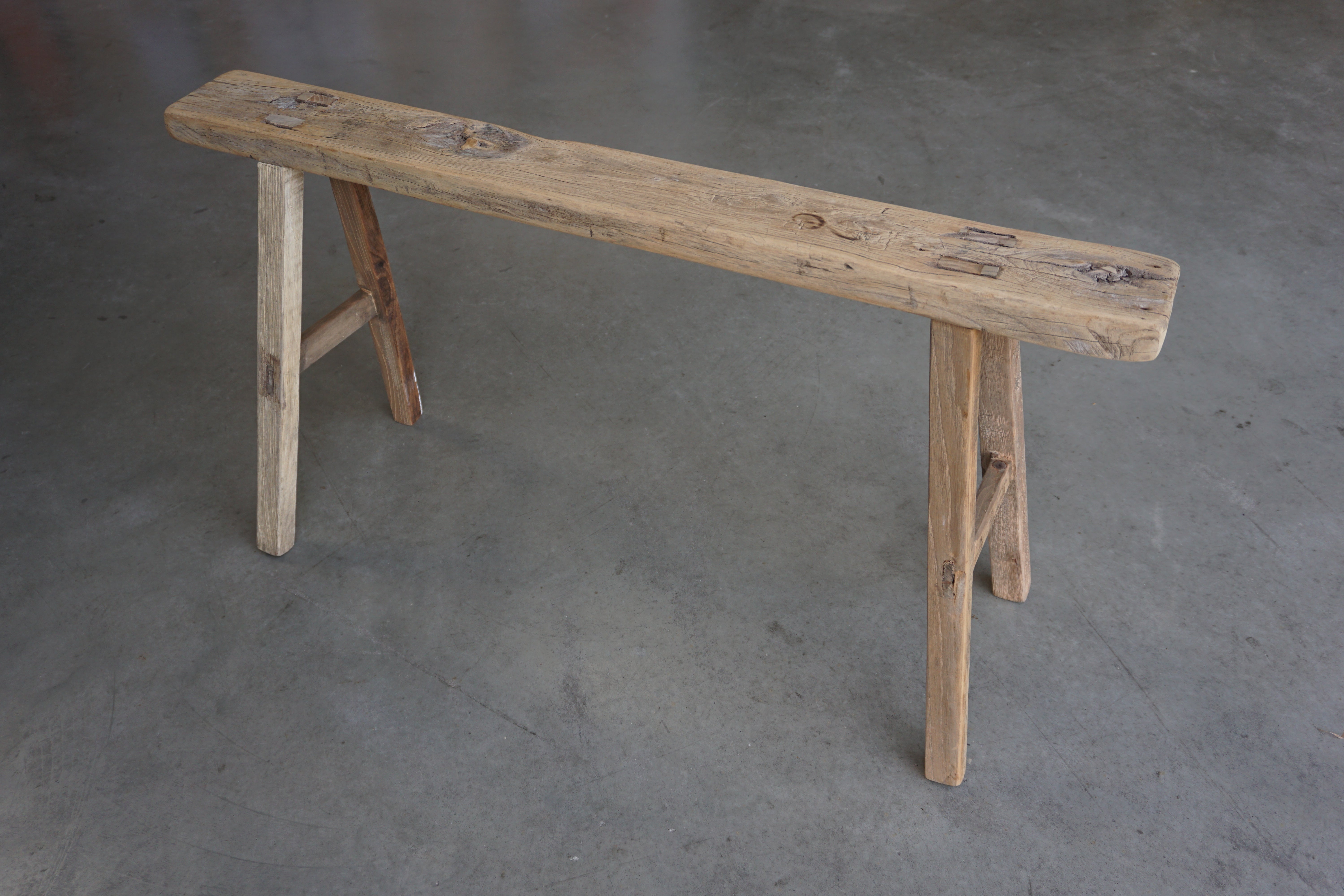 Rustic Reclaimed Bench