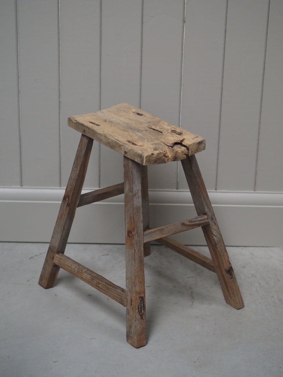 Rustic Reclaimed Stool